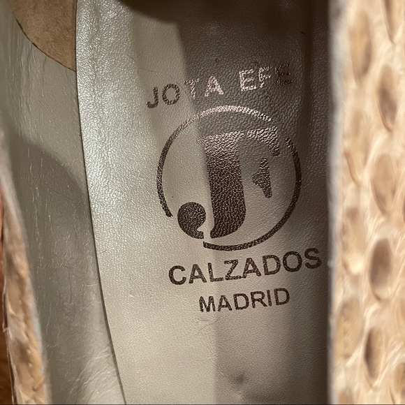 Vintage real snakeskin heels - Picture 5 of 5